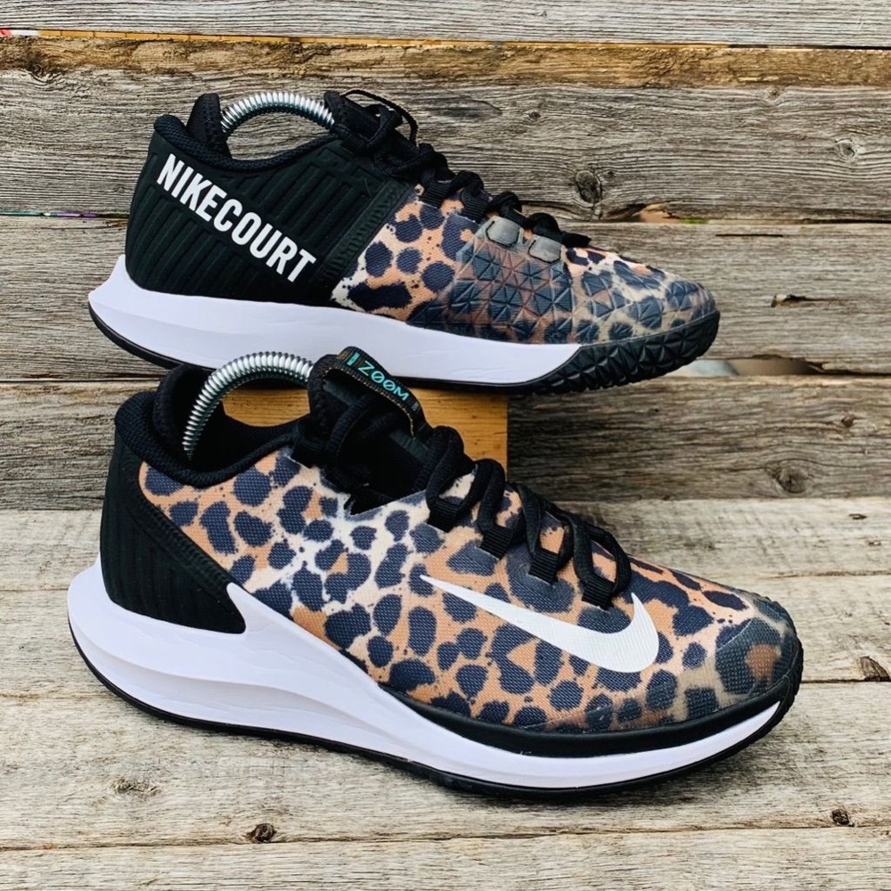 🔥 Nike Court Air Zoom Zero Tennis Women Leopard Cheetah